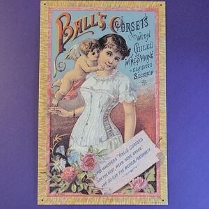 Vintage Art Poster - Multicolor Metal Tin Sign 10 X 16
